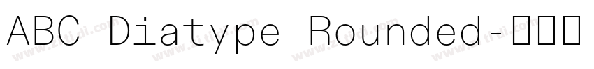 ABC Diatype Rounded字体转换